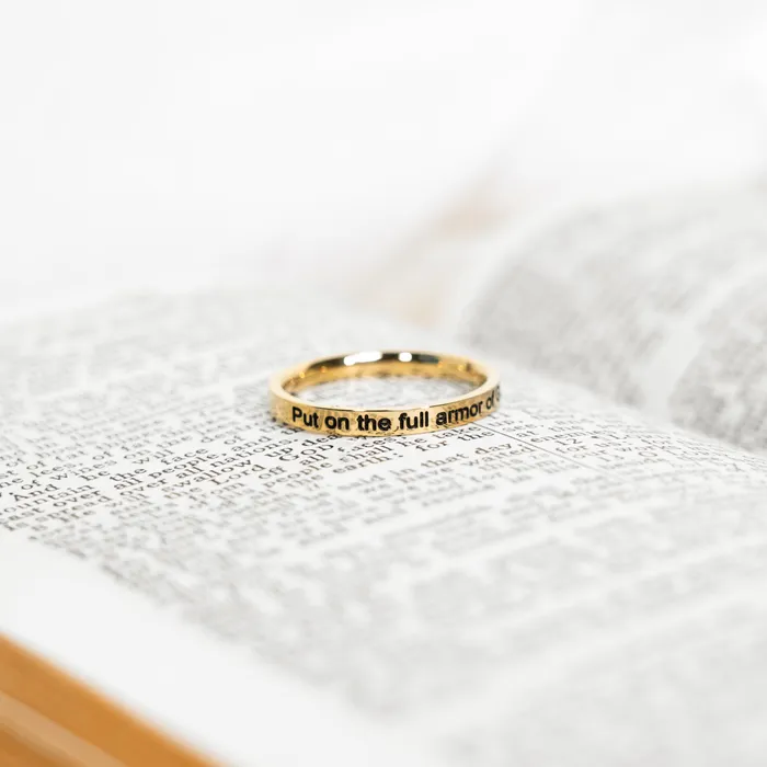 Put On The Full Armor Thin Ring Forever Truth Rings