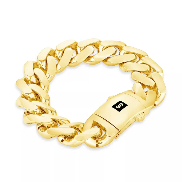 Bracelets Goldiacom 10K Yellow Gold Miami Cuban 20mm Royal Monaco Link Chain Bracelet 85 9 Bracelets Goldiacom 10K Yellow Gold Miami Cuban 20mm Royal Monaco Link Chain Bracelet 85 9