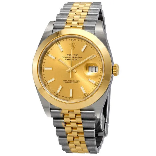 Bracelets Original Rolex Datejust 41 Champagne Dial Steel and 18K Yellow Gold Jubilee Bracelet Mens Watch 126303CSJ JMS always Bracelets Original Rolex Datejust 41 Champagne Dial Steel and 18K Yellow Gold Jubilee Bracelet Mens Watch 126303CSJ JMS always
