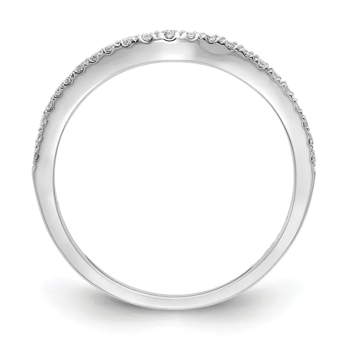Goldia Rings 14k White Gold 18 Ct Lab Grown Diamond VSSI G Wedding Band Ring
