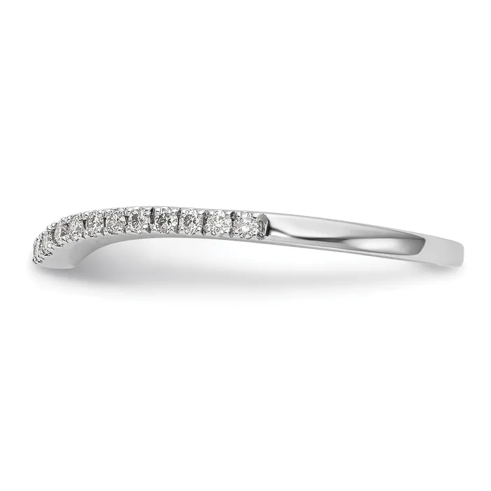 Goldia Rings 14k White Gold 18 Ct Lab Grown Diamond VSSI G Wedding Band Ring