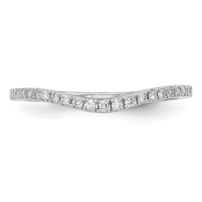 Goldia Rings 14k White Gold 18 Ct Lab Grown Diamond VSSI G Wedding Band Ring