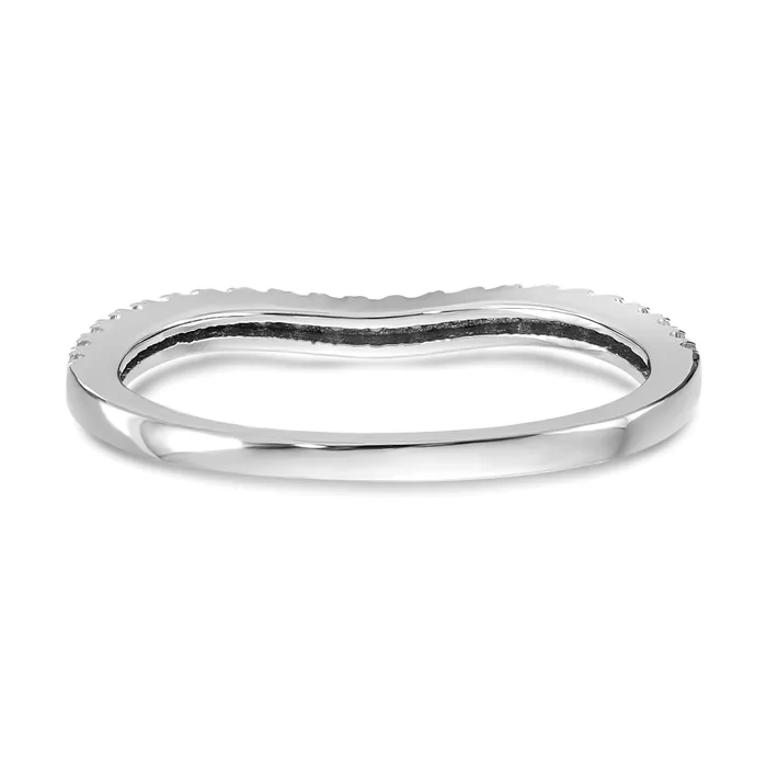 Goldia Rings 14k White Gold 18 Ct Lab Grown Diamond VSSI G Wedding Band Ring
