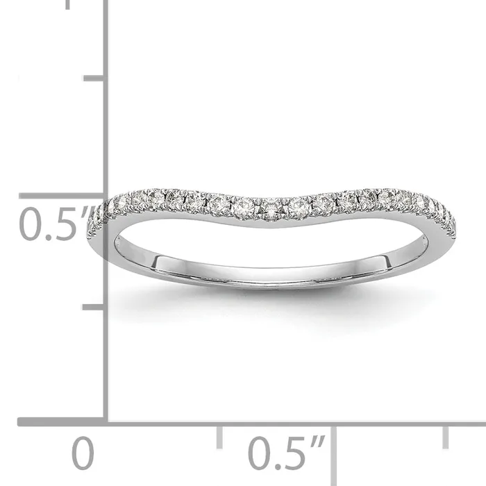 Goldia Rings 14k White Gold 18 Ct Lab Grown Diamond VSSI G Wedding Band Ring