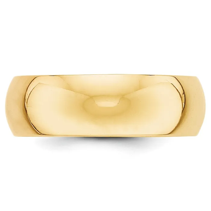 Goldia Rings Solid 14K Yellow Gold 7mm Half Round MensWomens Wedding Band Ring Size 14 Goldia Rings Solid 14K Yellow Gold 7mm Half Round MensWomens Wedding Band Ring Size 14