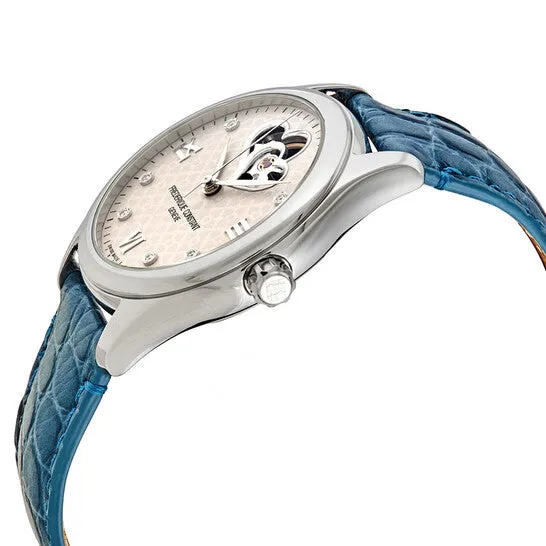 JMS always Watches Original Frederique Constant Double Heart Beat Automatic Diamond Ladies Watch FC310LGDHB3B6