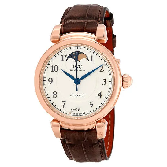 JMS always Watches Original IWC Da Vinci Automatic Moonphase Silver Dial Unisex Watch IW459308