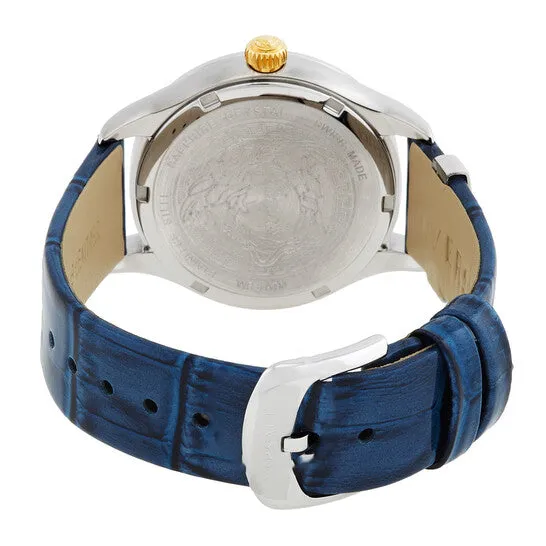 JMS always Watches Original Versace Hellenyium Quartz Blue Dial Ladies Watch VE2S00122