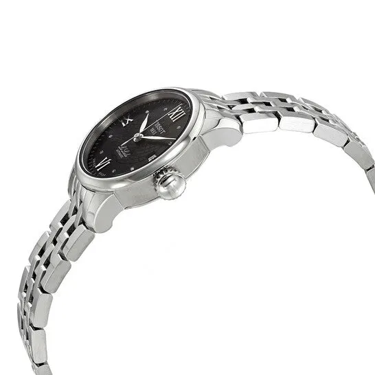 Original Tissot Le Locle Automatic Black Diamond Dial Ladies Watch T41118356 JMS always Watches