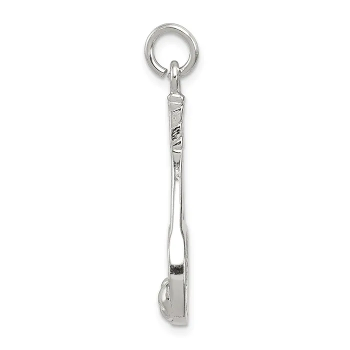 Bracelets TreasureFineJewelers Sterling Silver Tennis Racquet Charm