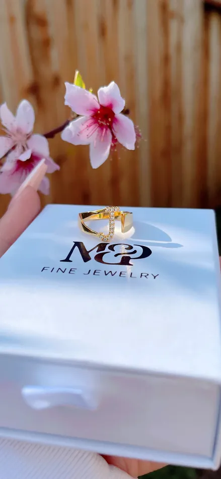 Rings MP Jewelry Gold Initial Ring
