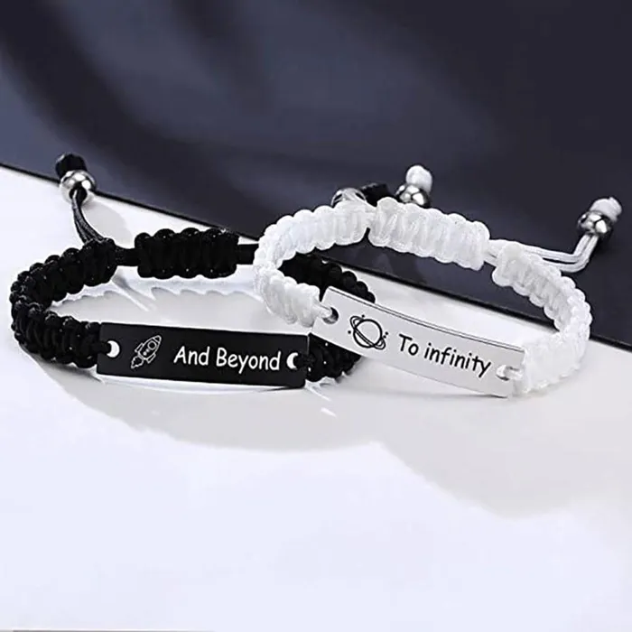 Trendolla Jewelry Necklaces Notarnish Medical Grade Titanium Braided Rope Shop Personalized Bracelets