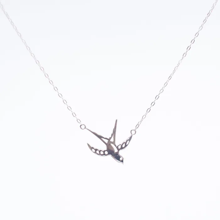 Silver Sparrow Necklace Mimi Marge Necklaces
