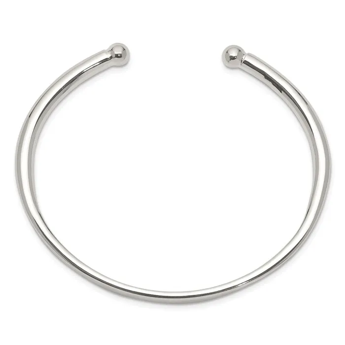 Bracelets Sterling Silver Fancy 675mm Cuff Bangle BraceletWBCQB76 WB Choice Jewelry Bracelets Sterling Silver Fancy 675mm Cuff Bangle BraceletWBCQB76 WB Choice Jewelry