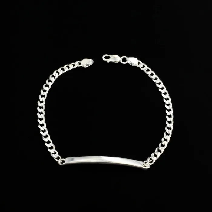 Karizma Jewels Bracelets 925 Sterling Silver Mens Thinnest Cuban Bracelet Man Jewelry 85