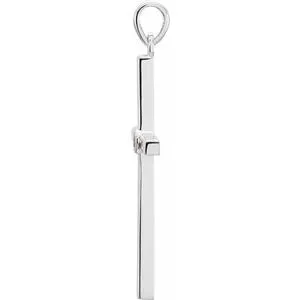 Necklaces WB Choice Jewelry Platinum Aquamarine Cross 306x166 mm Pendant R423256026PSTWBC