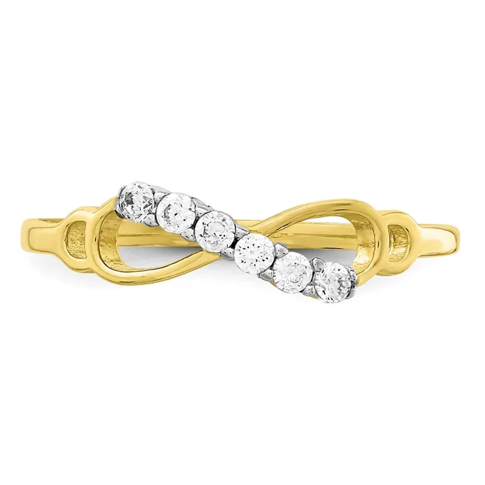Rings 10K CZ Infinity RingWBC10C1413 WB Choice Jewelry Rings 10K CZ Infinity RingWBC10C1413 WB Choice Jewelry