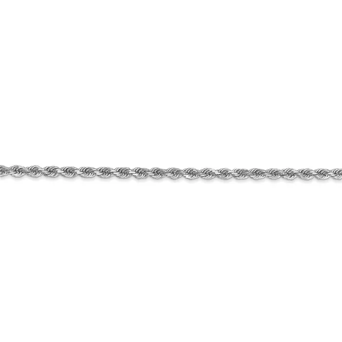Rings WB Choice Jewelry 10k White Gold 225mm Diamondcut Rope ChainWBC10K018W7 Rings WB Choice Jewelry 10k White Gold 225mm Diamondcut Rope ChainWBC10K018W7