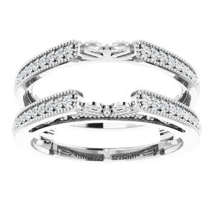 Rings WB Choice Jewelry 14K White 14 CTW Diamond Ring Guard651358102PSTWBC Rings WB Choice Jewelry 14K White 14 CTW Diamond Ring Guard651358102PSTWBC