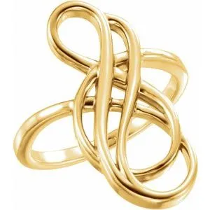 Rings WB Choice Jewelry 14K Yellow Freeform Ring 51521103PSTWBC