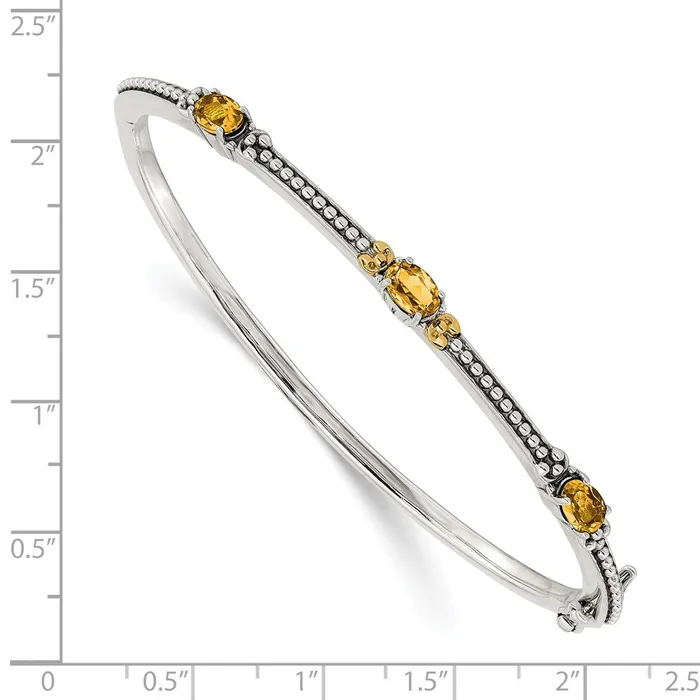 Rings WB Choice Jewelry Sterling Silver w14ky Citrine BangleWBCQTC1449 Rings WB Choice Jewelry Sterling Silver w14ky Citrine BangleWBCQTC1449