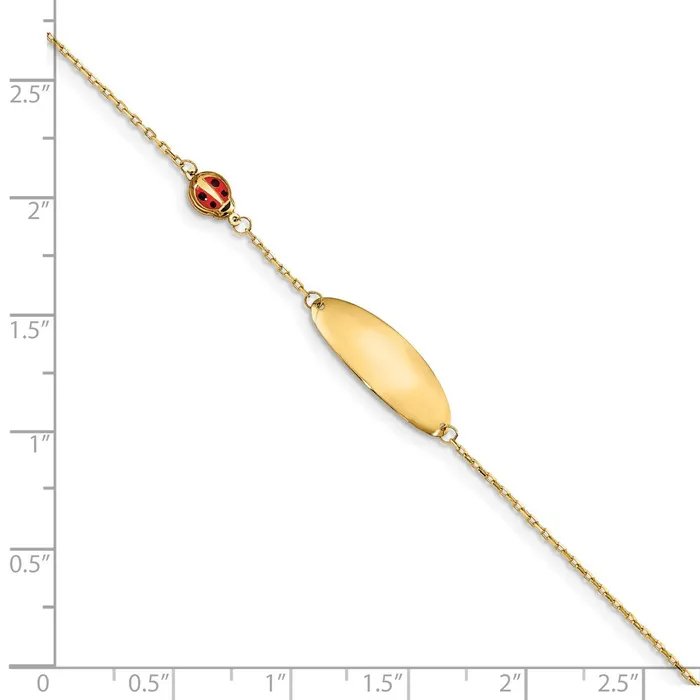 WB Choice Jewelry Bracelets 14K Childrens Enamel Ladybug w5in ext ID BraceletWBCBID10755 WB Choice Jewelry Bracelets 14K Childrens Enamel Ladybug w5in ext ID BraceletWBCBID10755