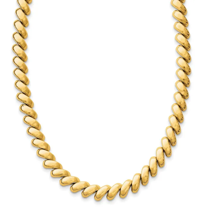 WB Choice Jewelry Necklaces 14k Polished San Marco NecklaceWBCSM1417