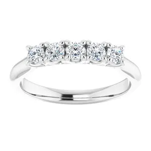 WB Choice Jewelry Rings 14K White 12 CTW Diamond Anniversary Band 12280860001PSTWBC WB Choice Jewelry Rings 14K White 12 CTW Diamond Anniversary Band 12280860001PSTWBC