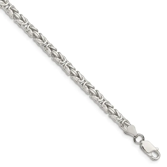 WB Choice Jewelry Rings Sterling Silver 325mm Byzantine ChainWBCQBZ0808