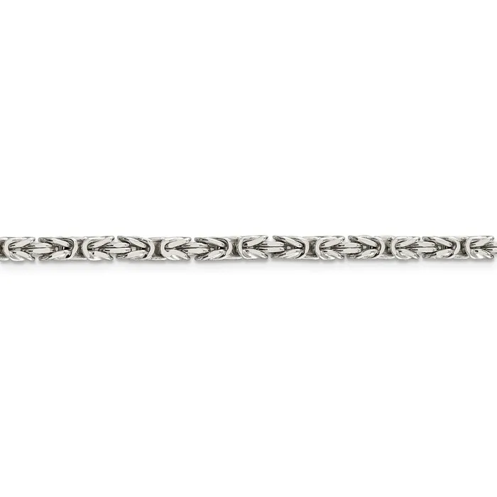 WB Choice Jewelry Rings Sterling Silver 325mm Byzantine ChainWBCQBZ0808 WB Choice Jewelry Rings Sterling Silver 325mm Byzantine ChainWBCQBZ0808