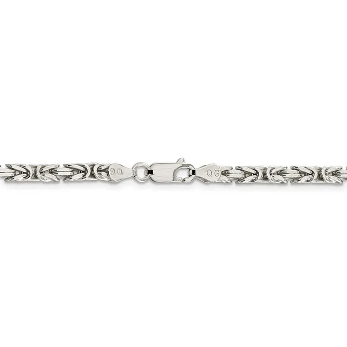 WB Choice Jewelry Rings Sterling Silver 325mm Byzantine ChainWBCQBZ0808 WB Choice Jewelry Rings Sterling Silver 325mm Byzantine ChainWBCQBZ0808