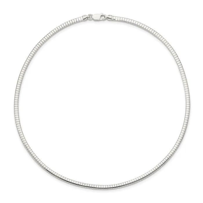 WB Choice Jewelry Sterling Silver 3mm Cubetto NecklaceWBCQU318 Necklaces